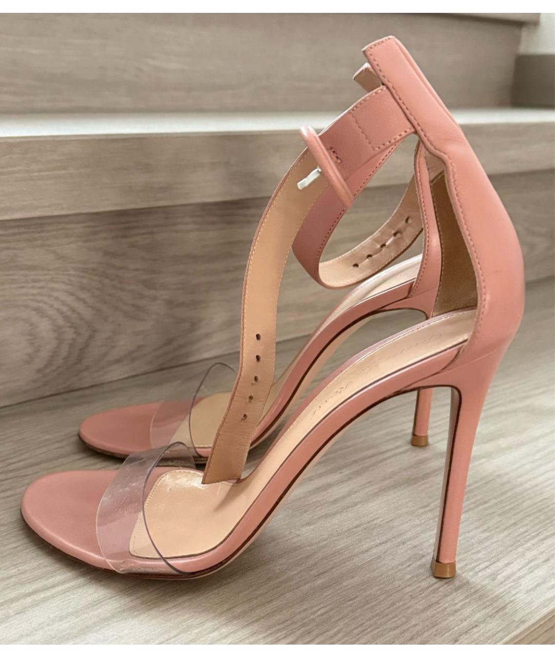 GIANVITO ROSSI Розовые босоножки, фото 3