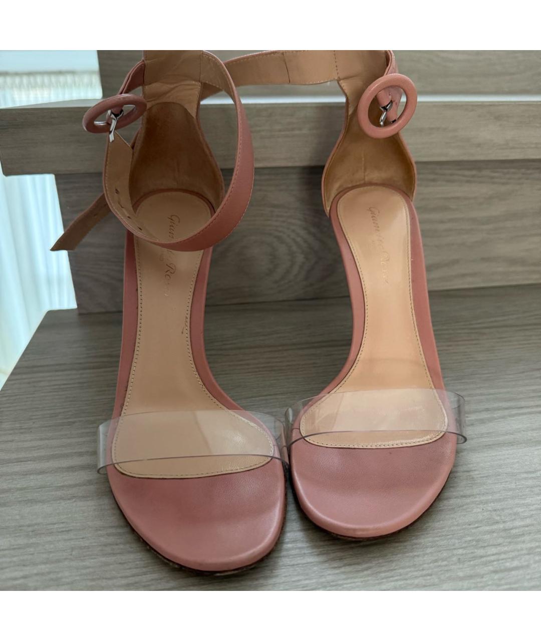 GIANVITO ROSSI Розовые босоножки, фото 6
