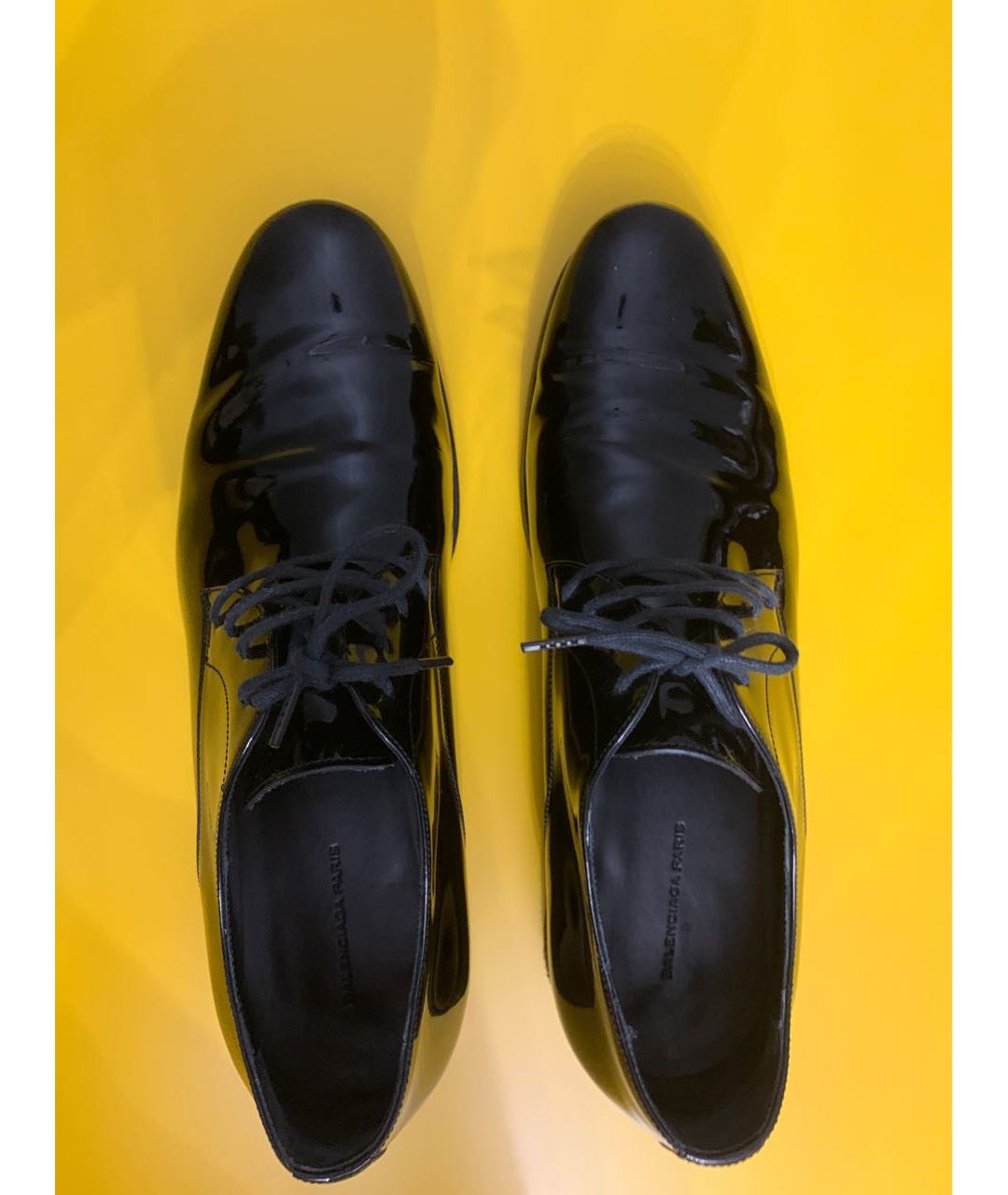 BALENCIAGA Черные туфли из лакированной кожи, фото 3