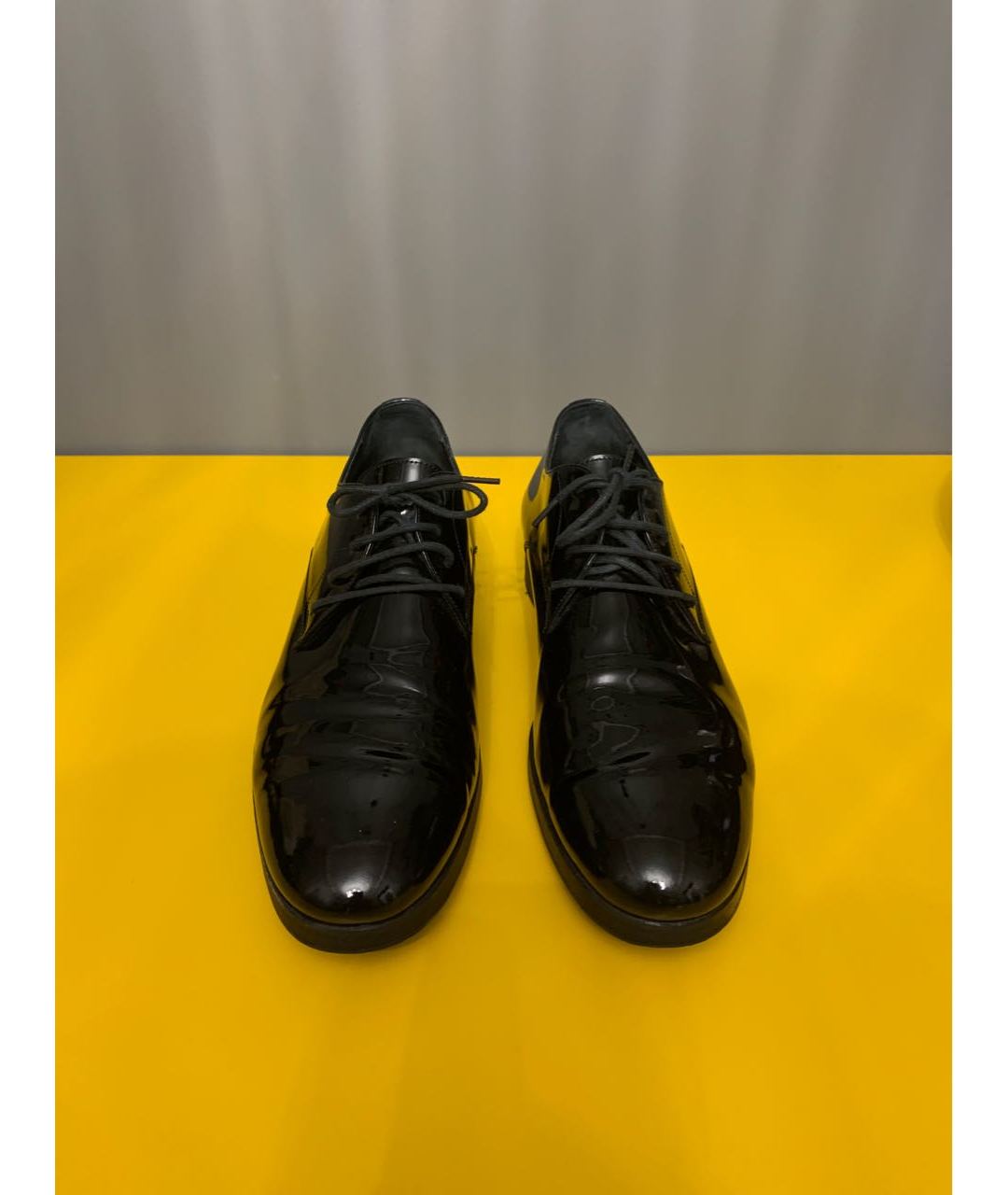 BALENCIAGA Черные туфли из лакированной кожи, фото 2