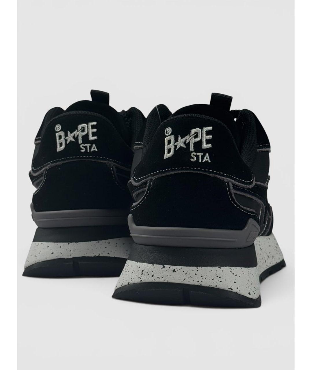 BAPE Черные низкие кроссовки / кеды, фото 3