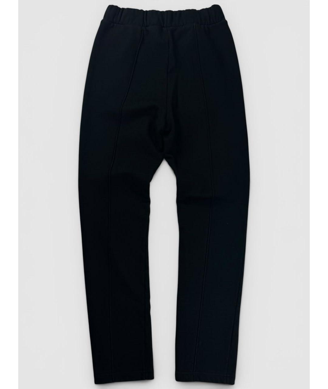 PALM ANGELS Черные хлопковые спортивные брюки и шорты, фото 2