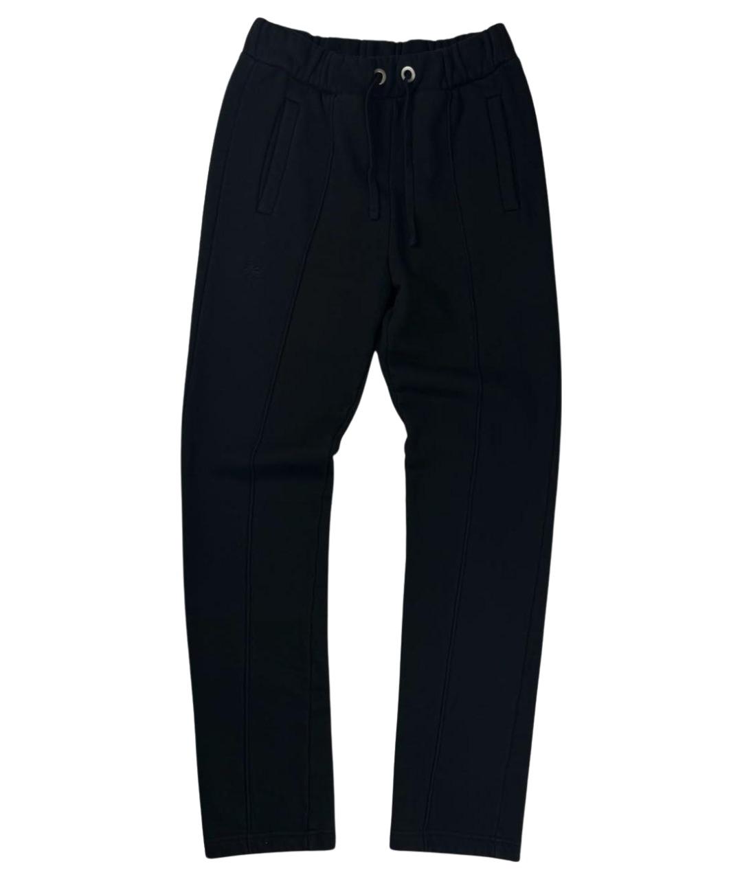 PALM ANGELS Черные хлопковые спортивные брюки и шорты, фото 1