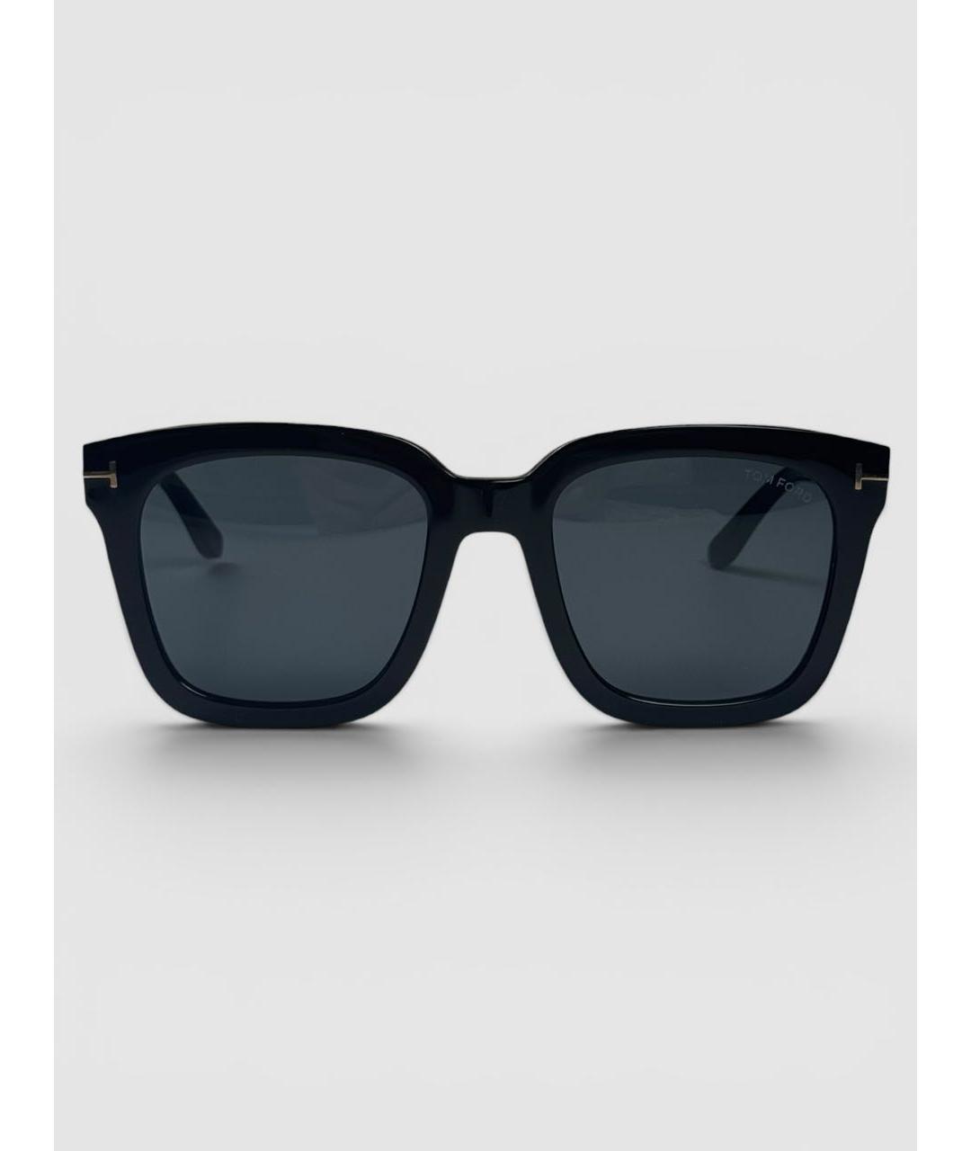 TOM FORD Черные пластиковые солнцезащитные очки, фото 5