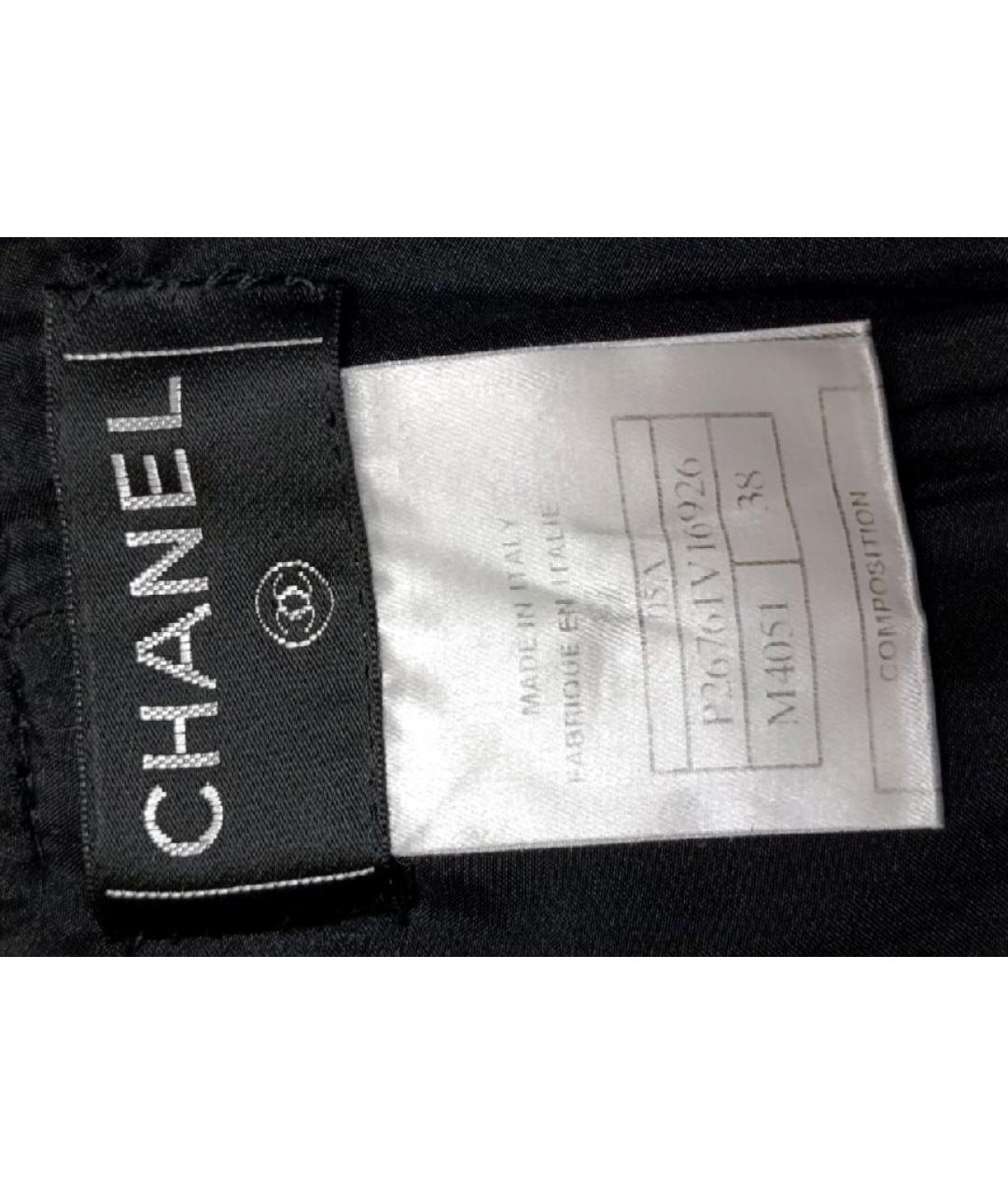 CHANEL Мульти шерстяные прямые брюки, фото 6