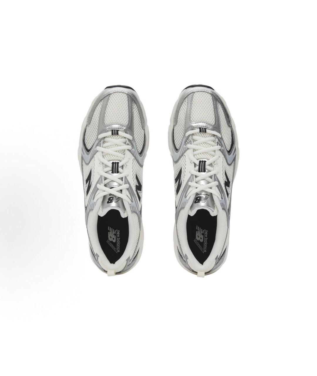NEW BALANCE Серые текстильные кроссовки, фото 7