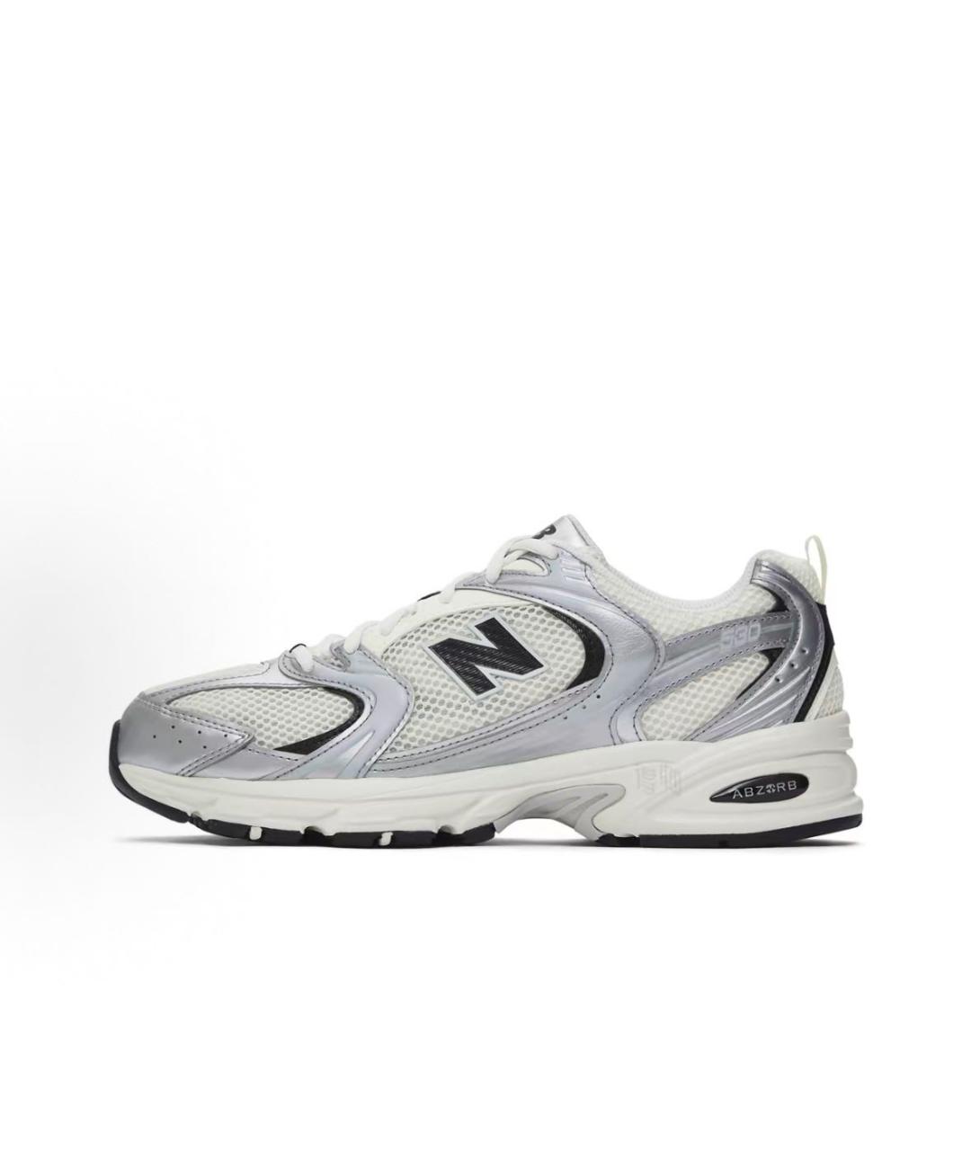 NEW BALANCE Серые текстильные кроссовки, фото 3