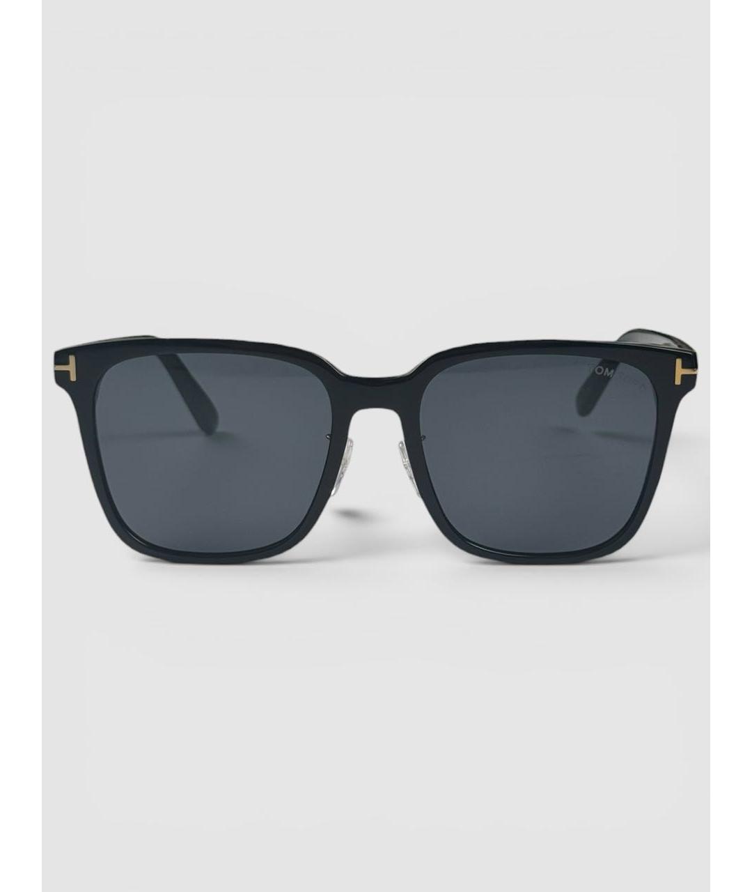 TOM FORD Черные пластиковые солнцезащитные очки, фото 4