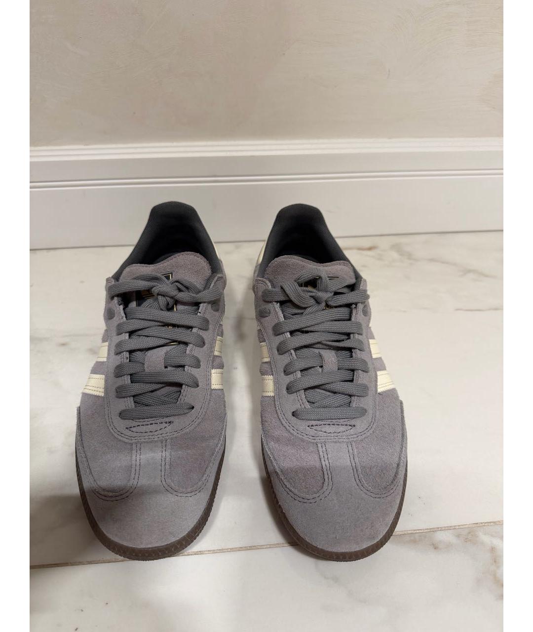 ADIDAS Серые замшевые кеды, фото 2
