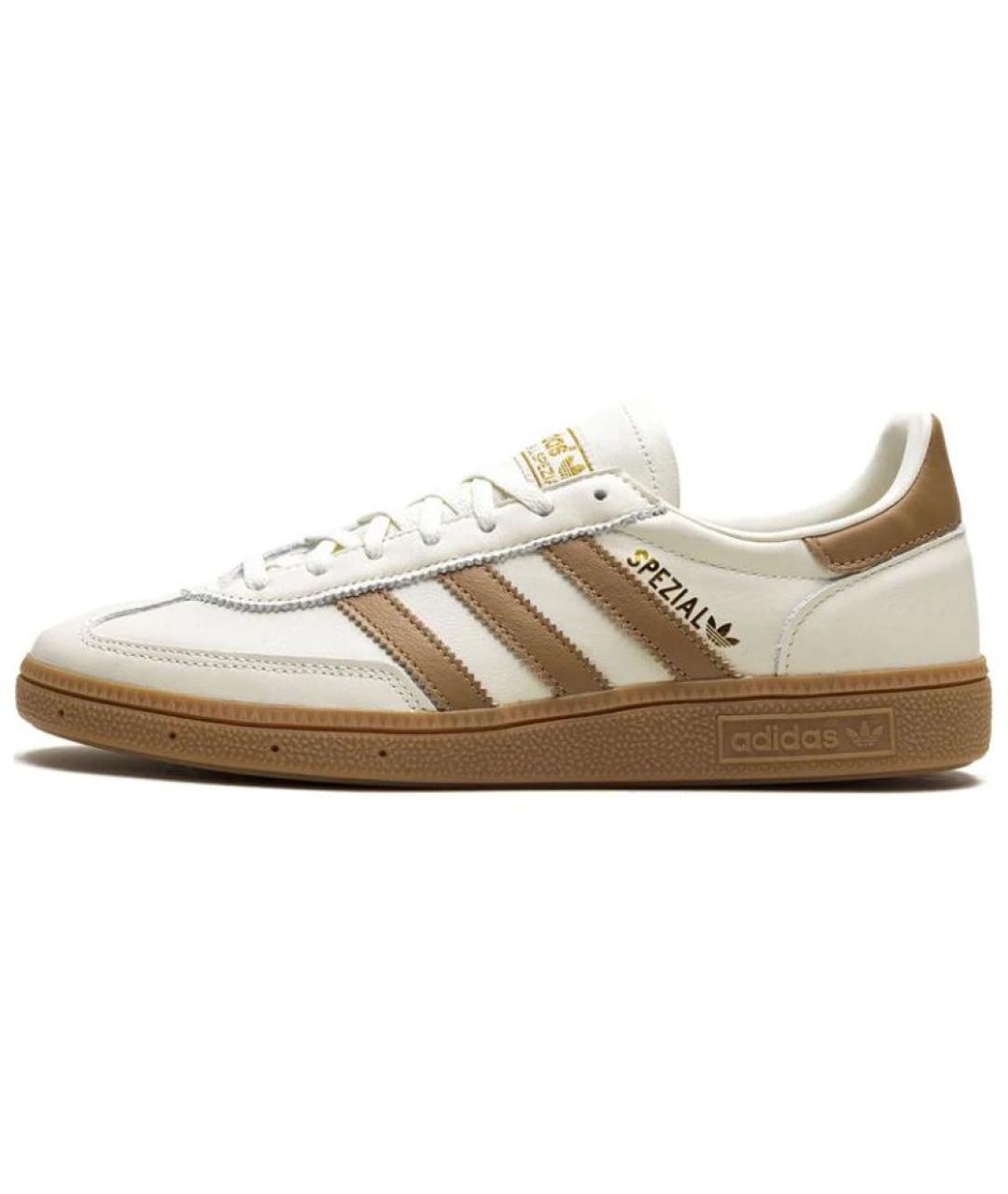 ADIDAS Белые кожаные кроссовки, фото 8