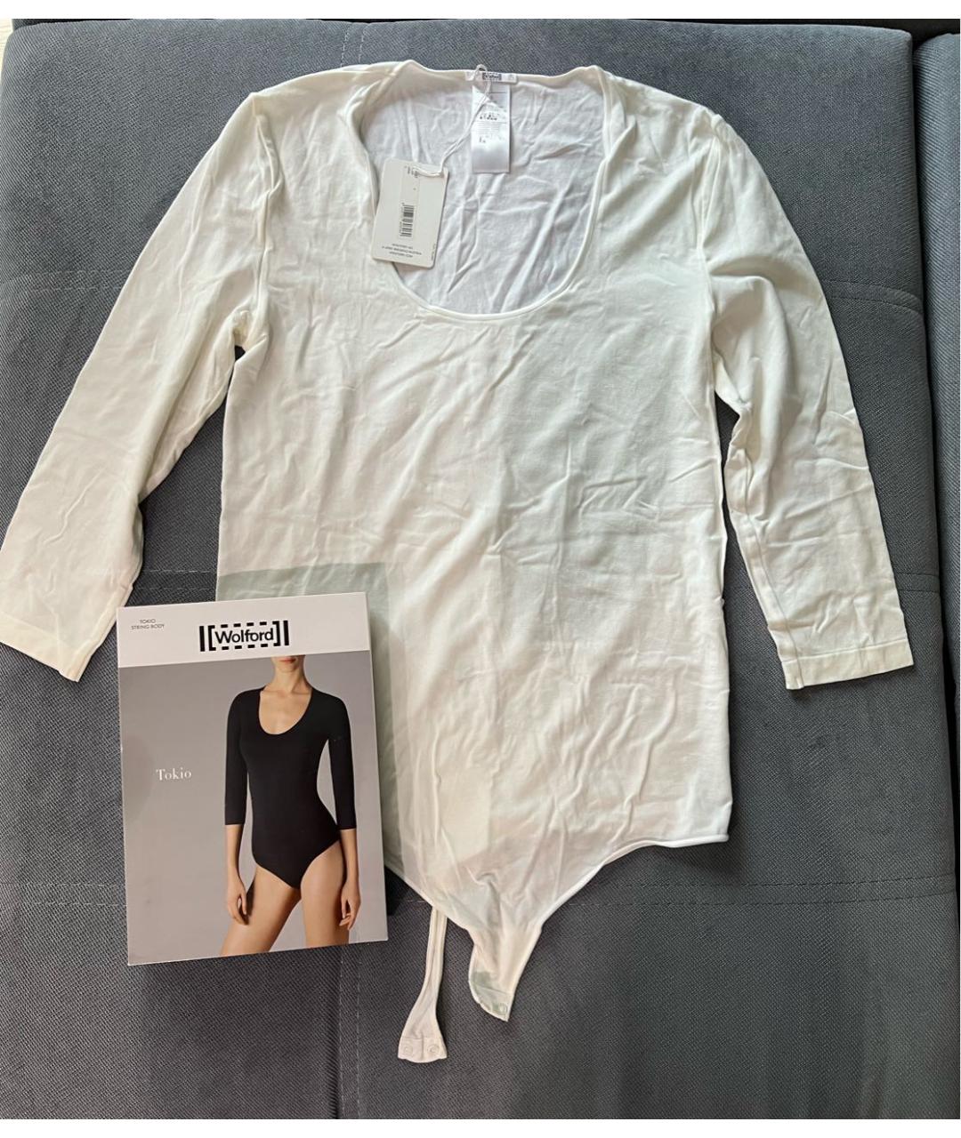 WOLFORD Белое боди, фото 8