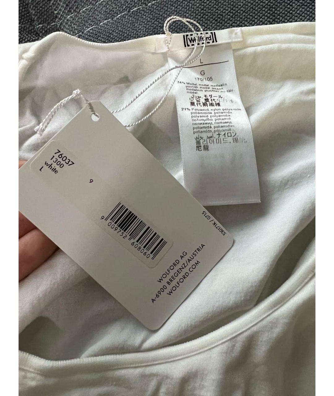 WOLFORD Белое боди, фото 3