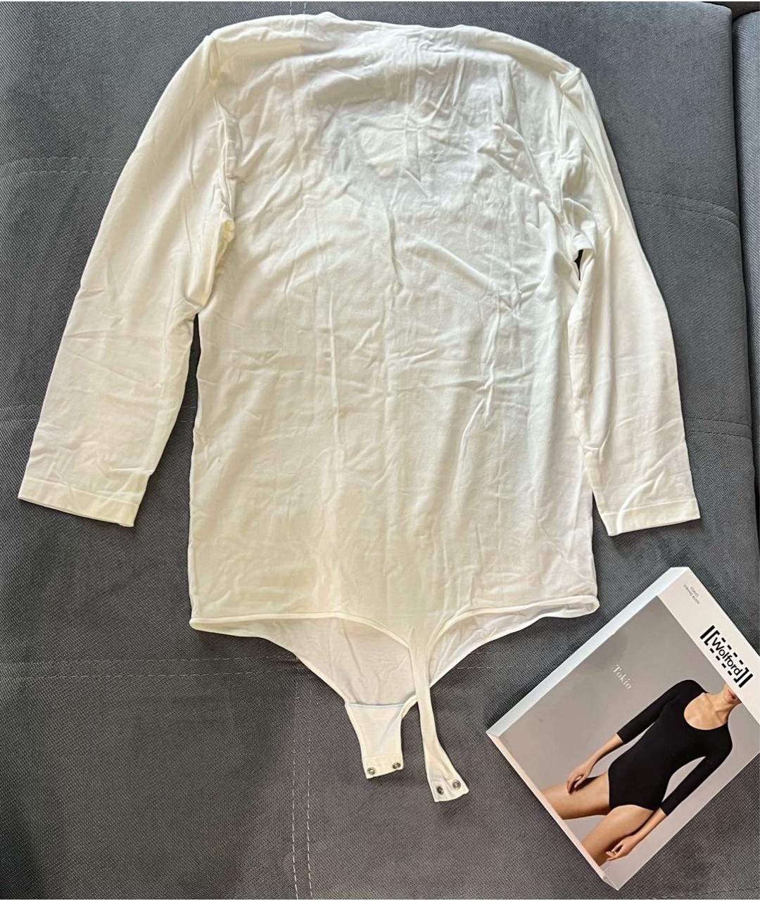 WOLFORD Белое боди, фото 2
