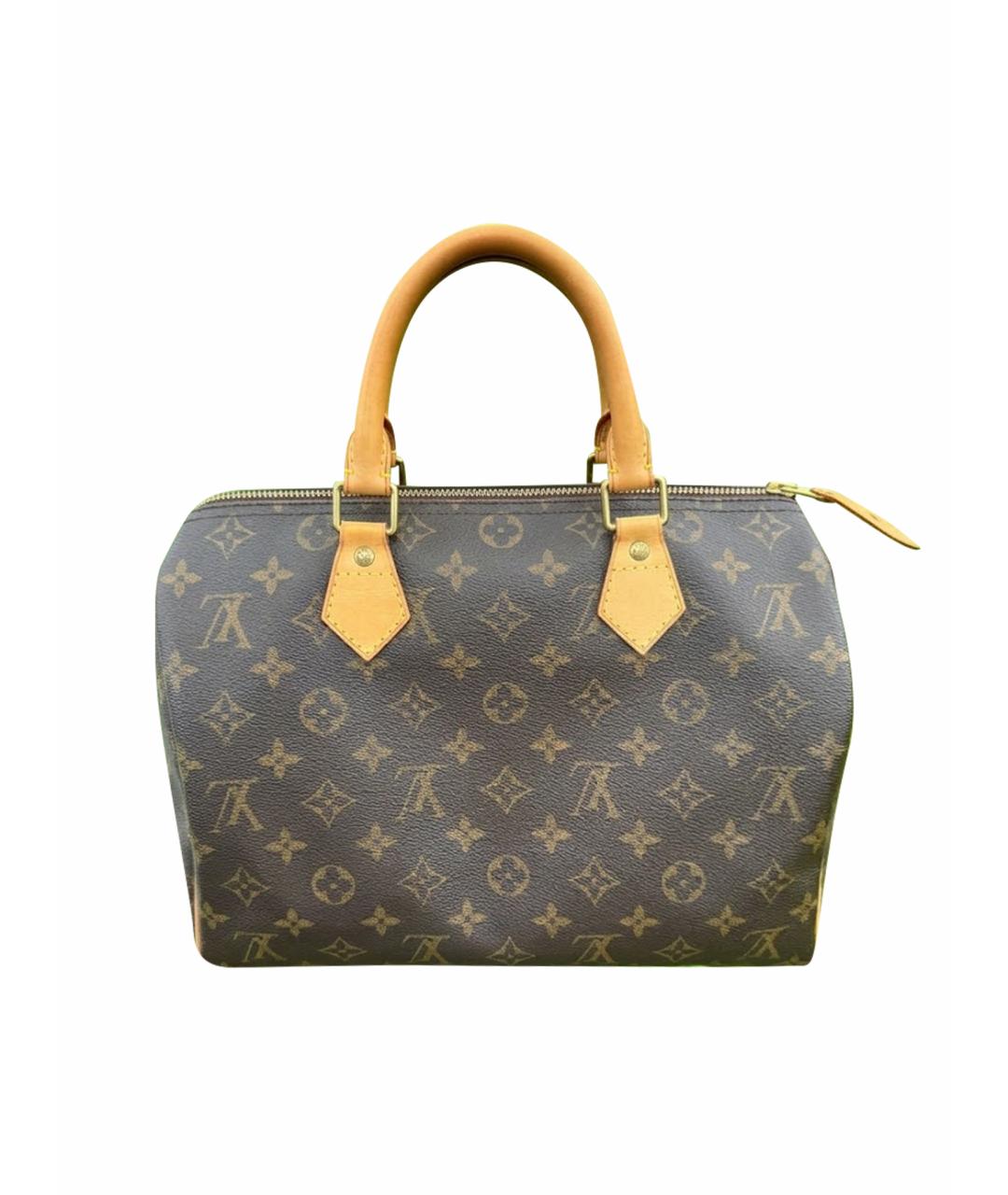 LOUIS VUITTON Коричневая сумка с короткими ручками, фото 1