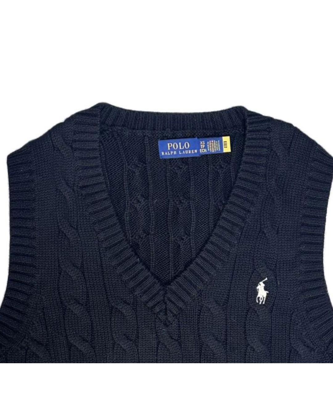 POLO RALPH LAUREN Черная жилетка, фото 3