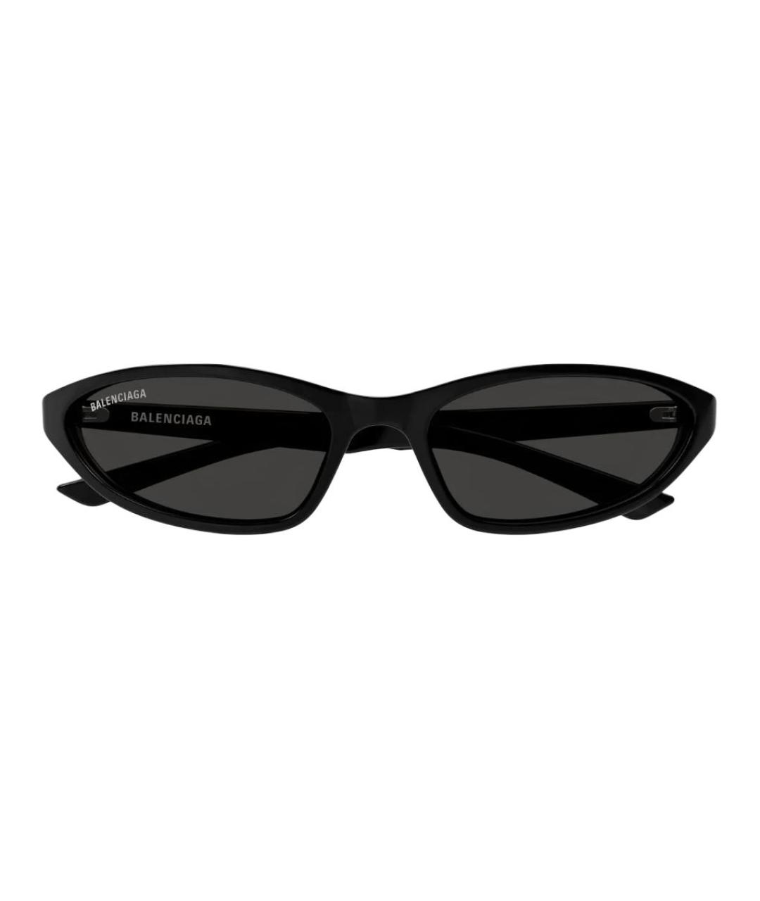 BALENCIAGA Черные пластиковые солнцезащитные очки, фото 2