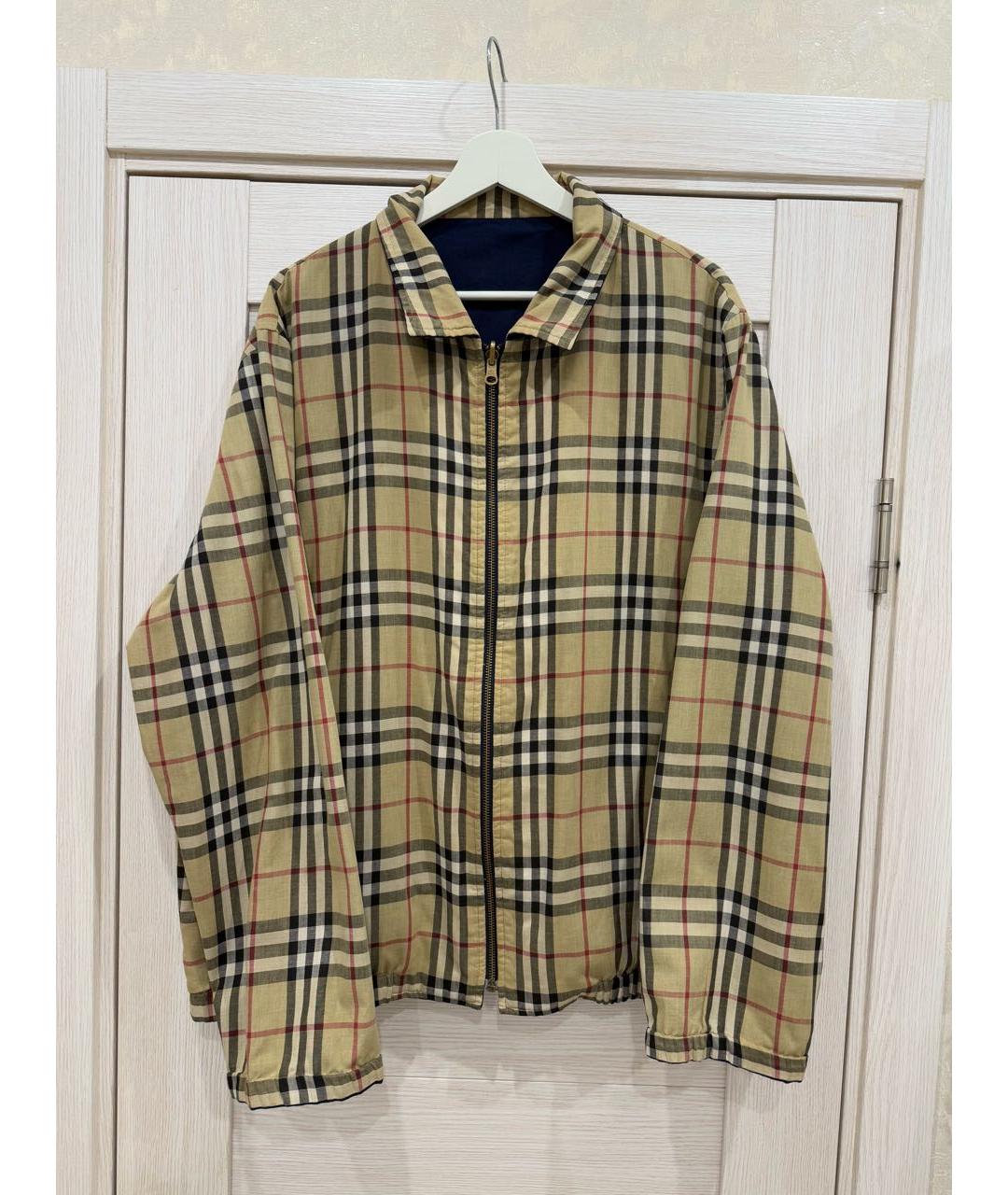 BURBERRY Бежевая хлопковая куртка, фото 5