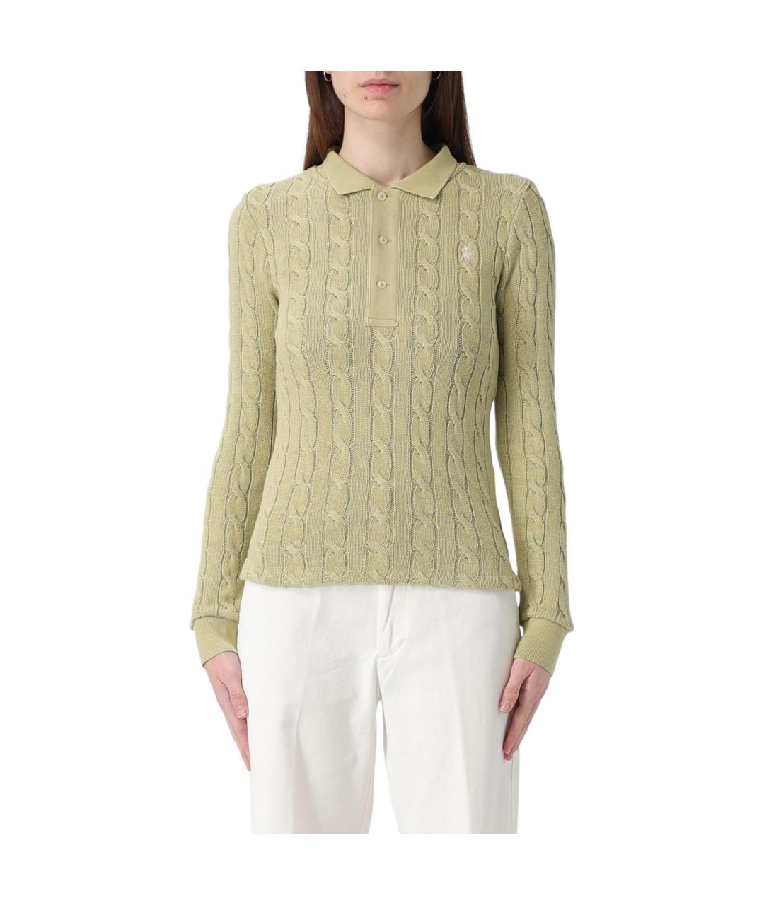 POLO RALPH LAUREN Салатовый джемпер / свитер, фото 5