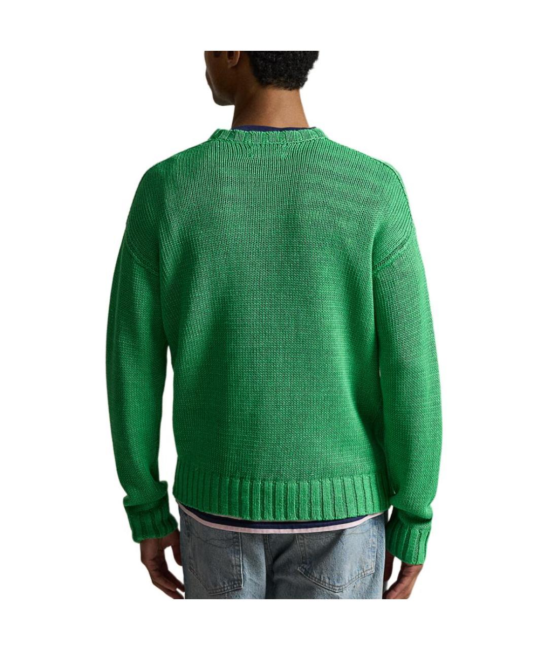 POLO RALPH LAUREN Зеленый джемпер / свитер, фото 4