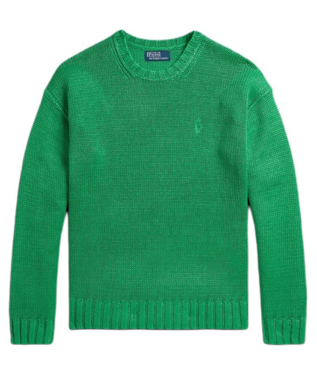 POLO RALPH LAUREN Зеленый джемпер / свитер, фото 1