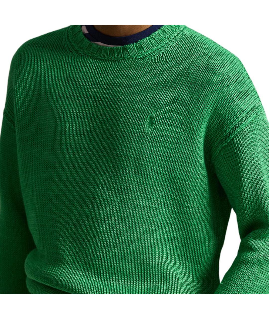 POLO RALPH LAUREN Зеленый джемпер / свитер, фото 5