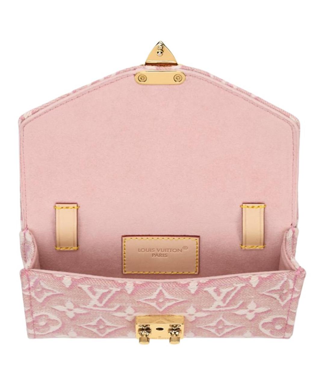 LOUIS VUITTON Розовая поясная сумка, фото 3