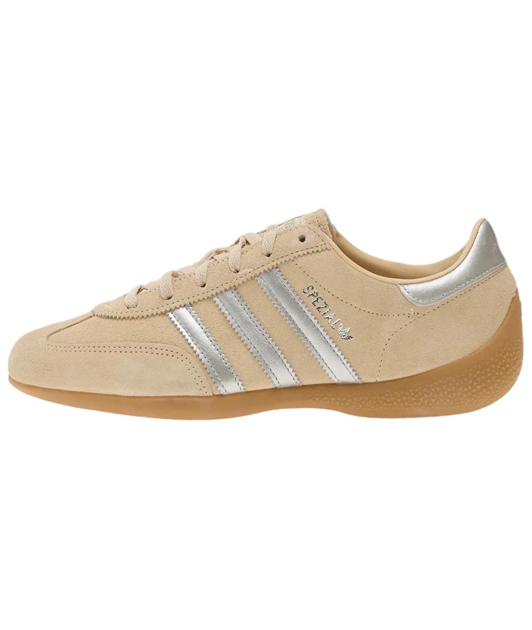 ADIDAS Бежевые замшевые кроссовки, фото 8