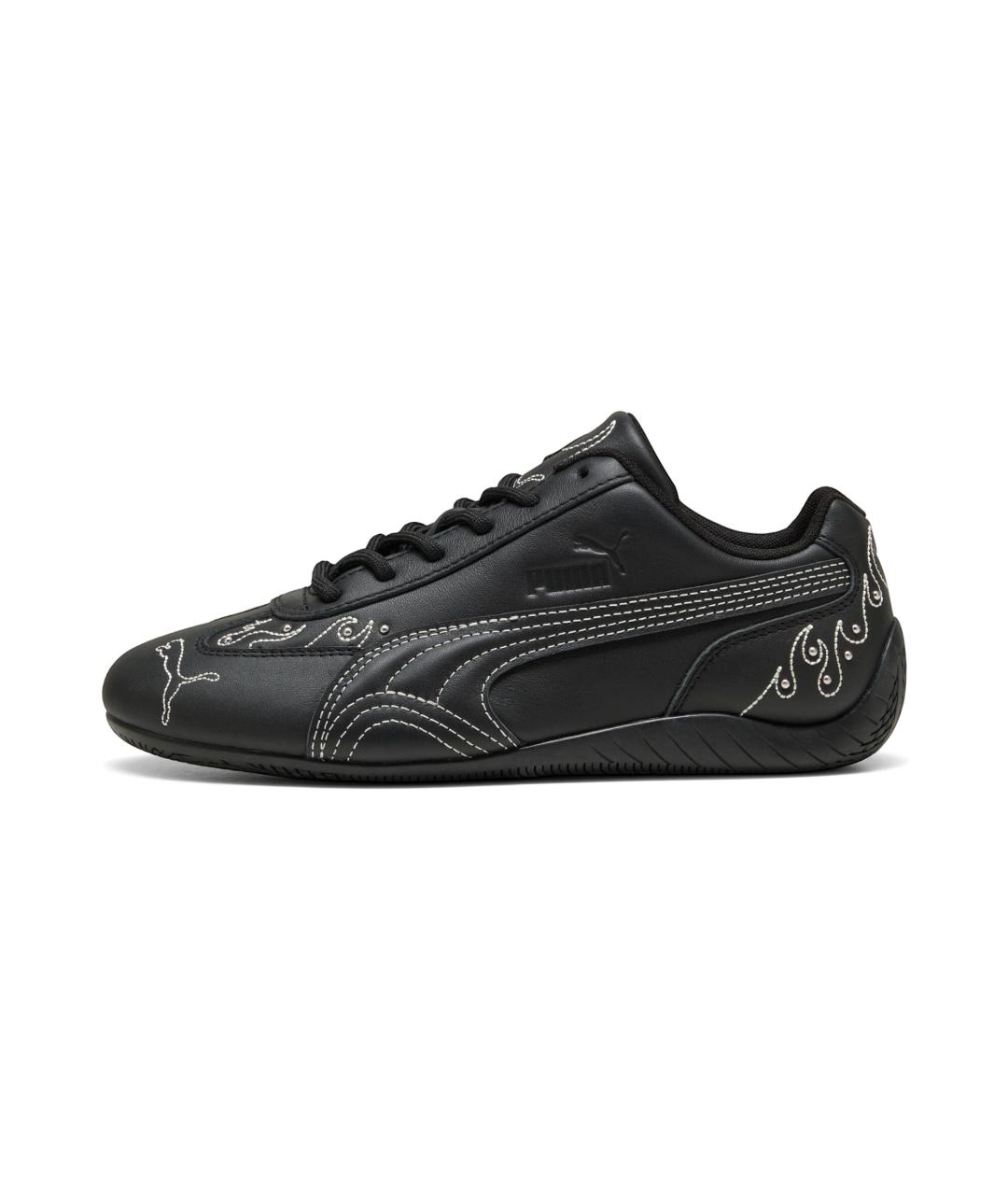 PUMA Черные кожаные кроссовки, фото 8