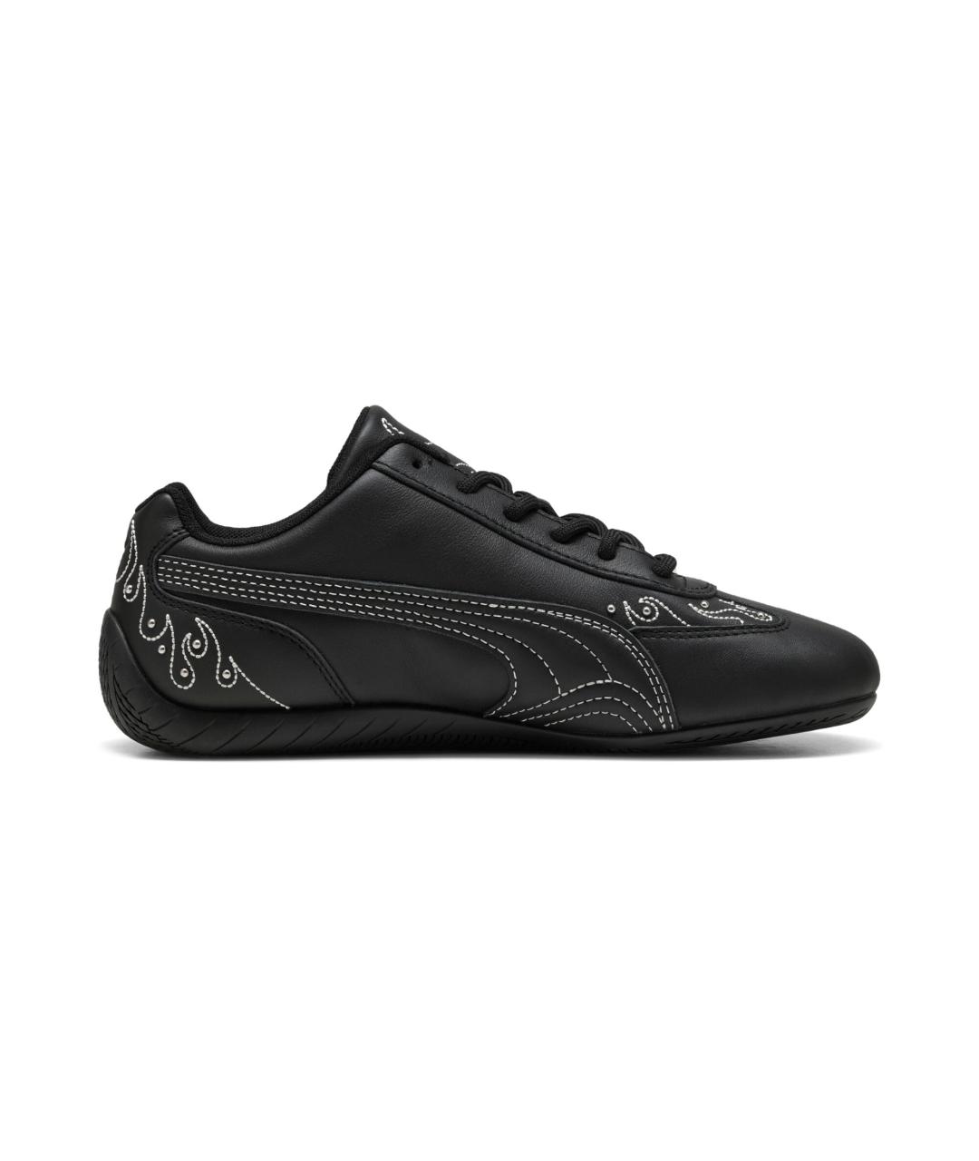 PUMA Черные кожаные кроссовки, фото 2