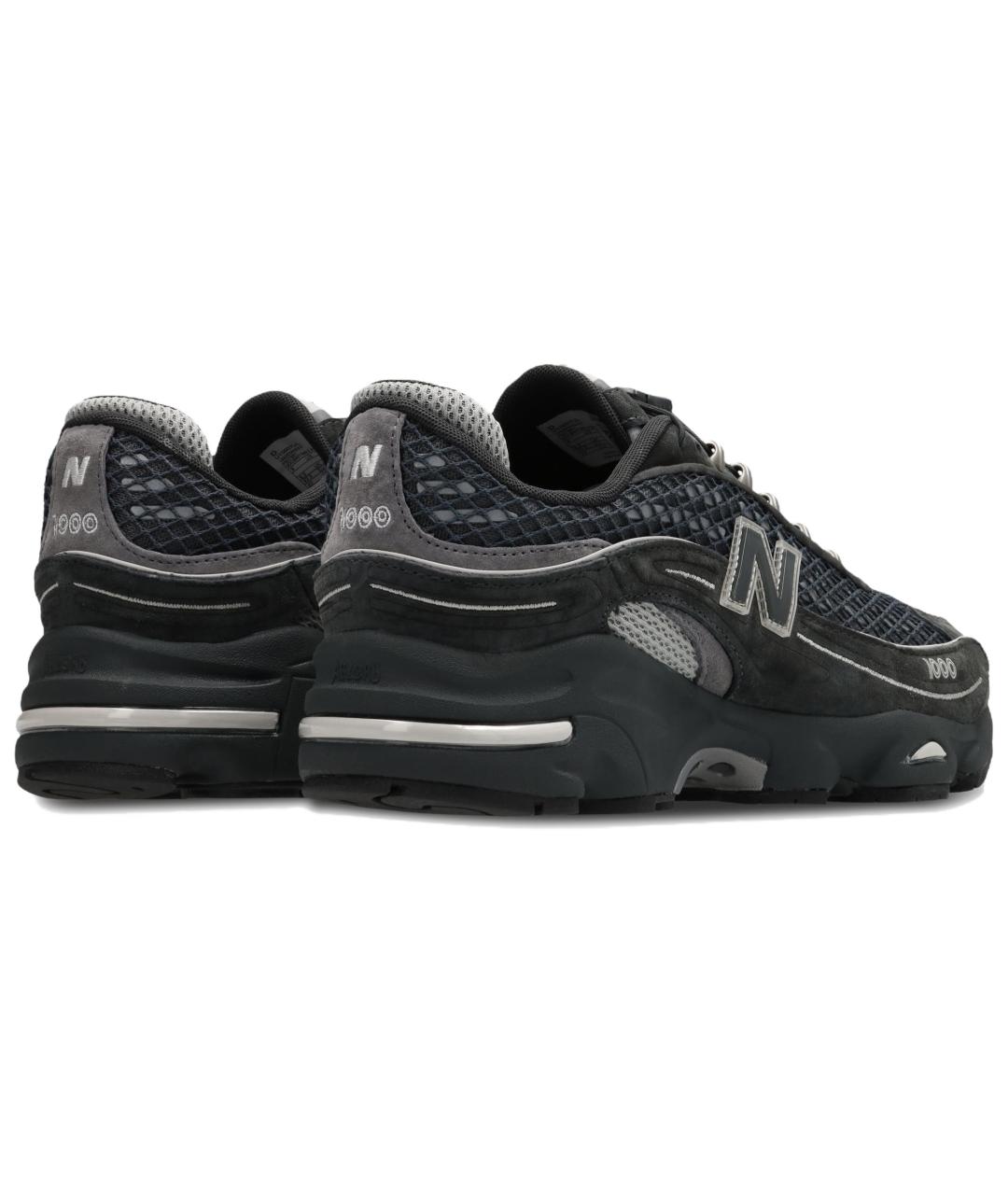NEW BALANCE Черные текстильные низкие кроссовки / кеды, фото 5