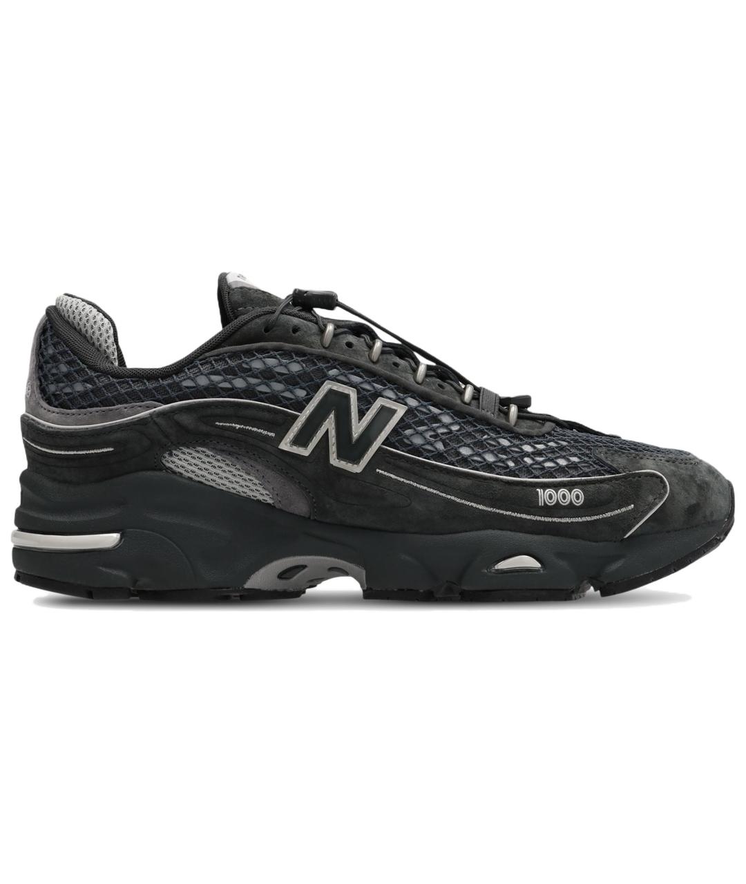 NEW BALANCE Черные текстильные низкие кроссовки / кеды, фото 8