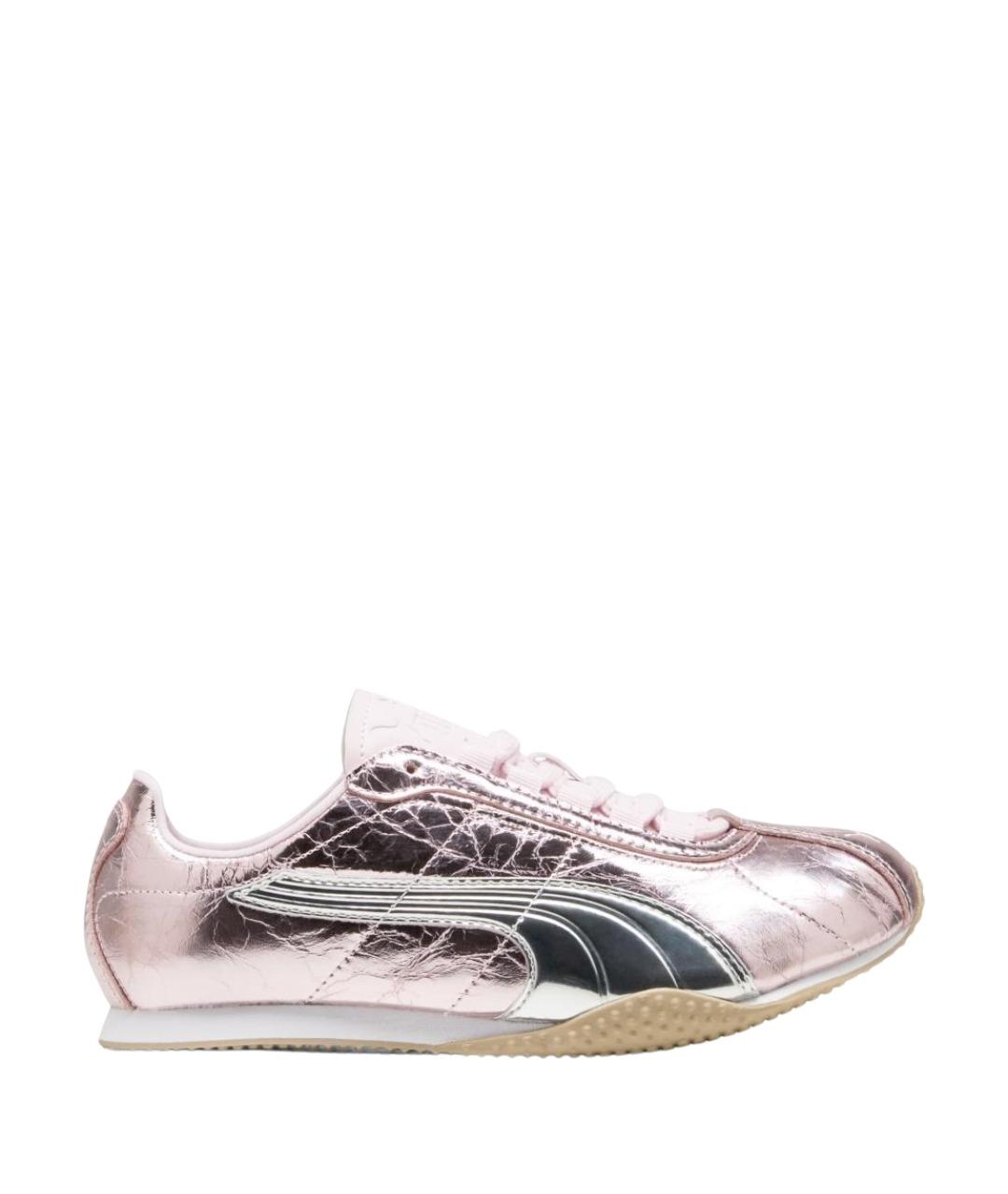 PUMA Розовые кожаные кроссовки, фото 1