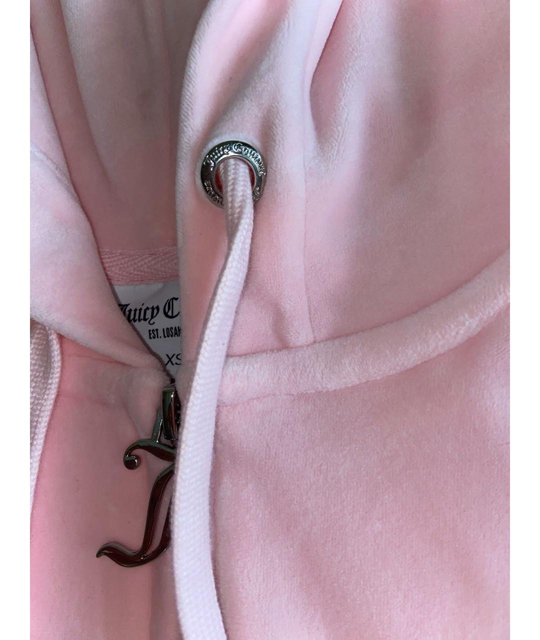 JUICY COUTURE Розовый велюровый спортивные костюмы, фото 4