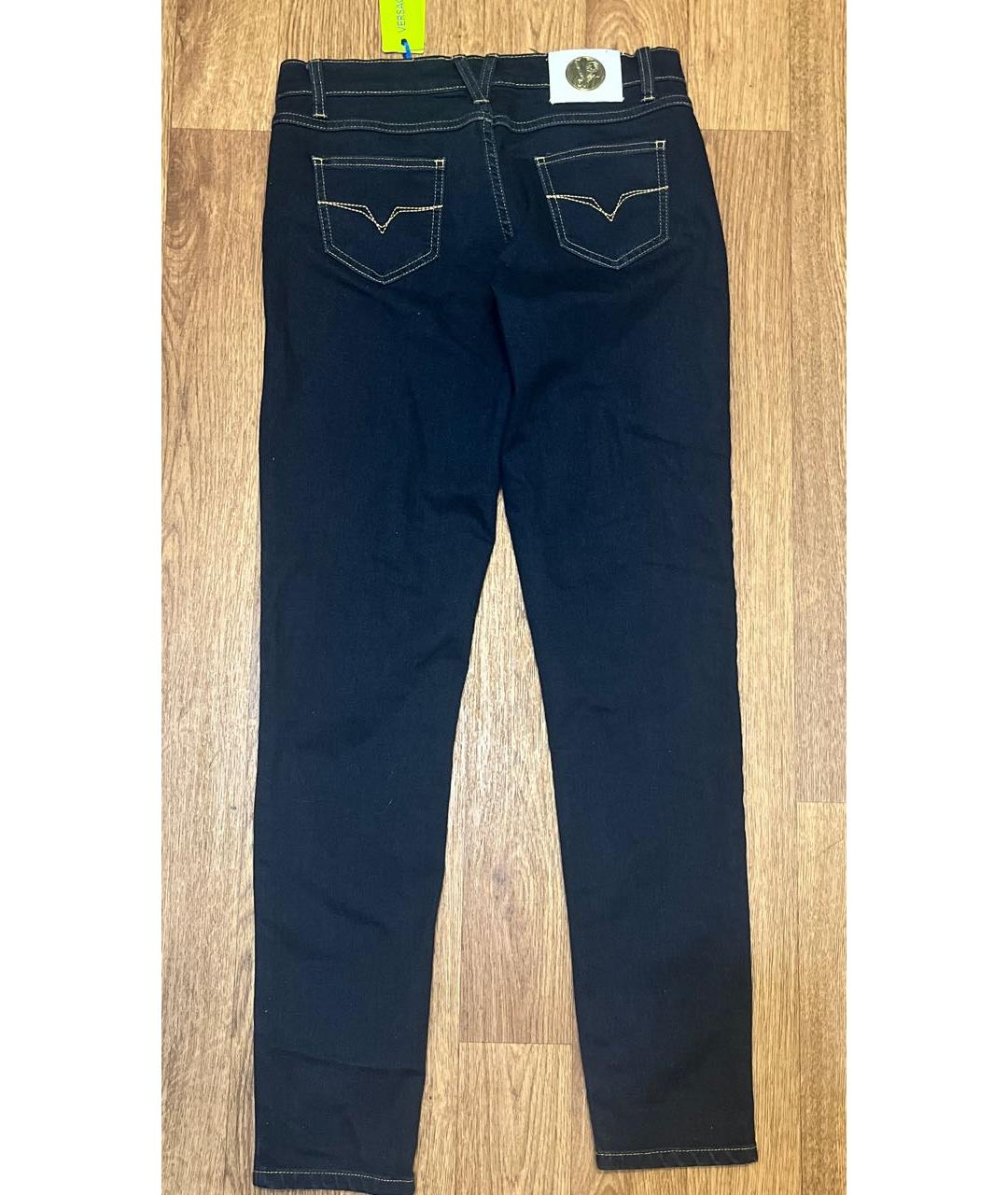 VERSACE JEANS COUTURE Синие джинсы слим, фото 7