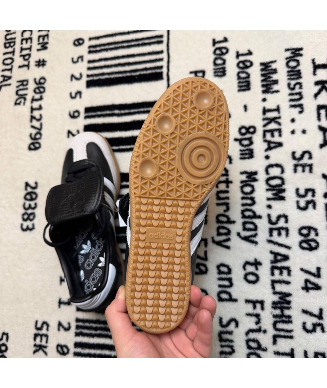 ADIDAS Черные низкие кроссовки / кеды, фото 5