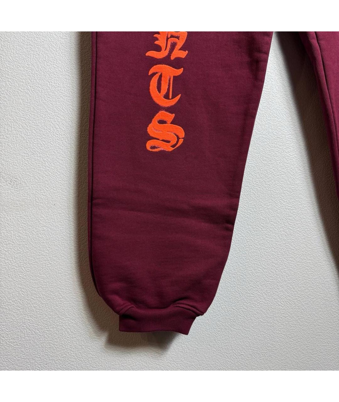 VETEMENTS Бордовые повседневные брюки, фото 7