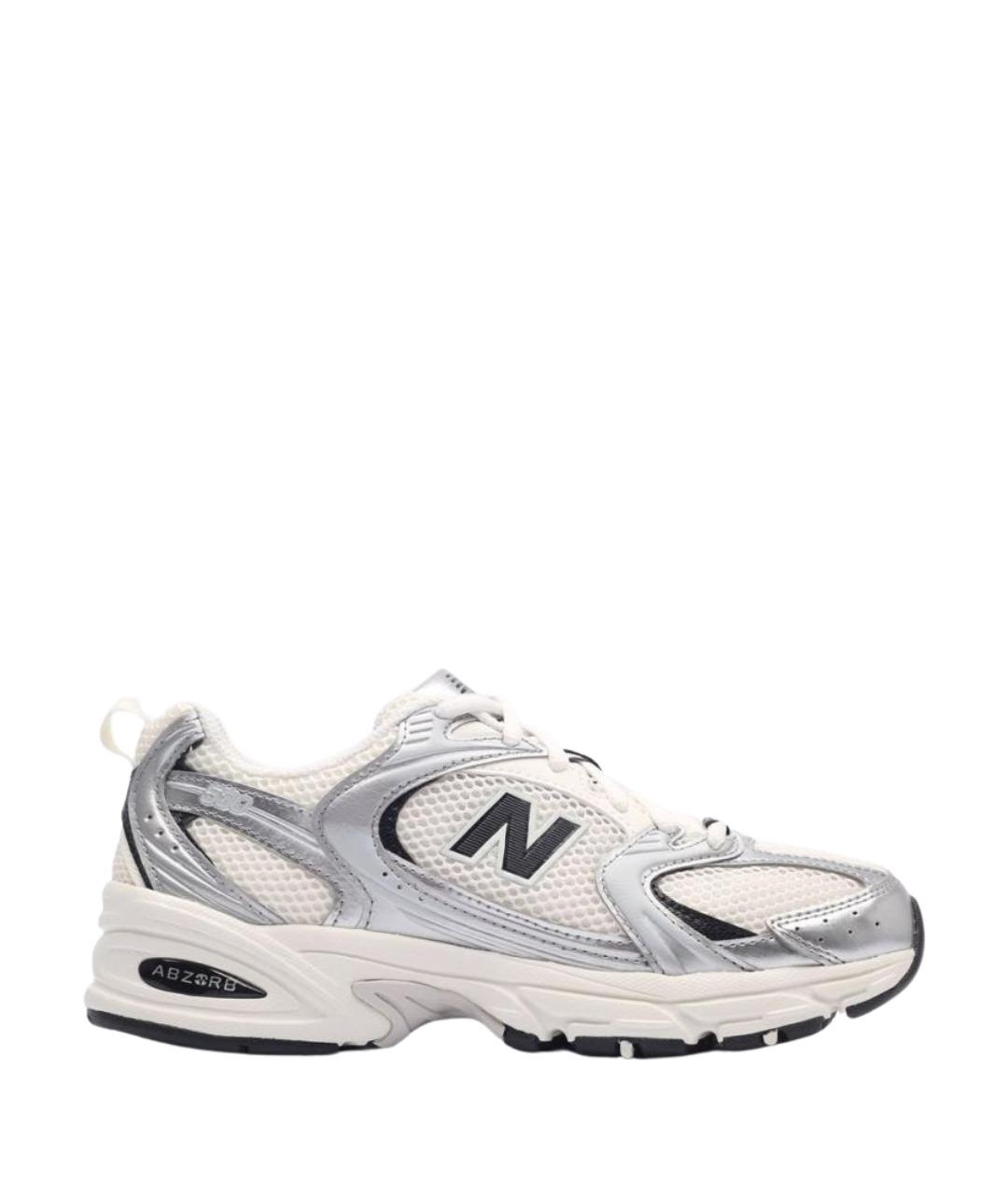 NEW BALANCE Серебряные кроссовки, фото 1