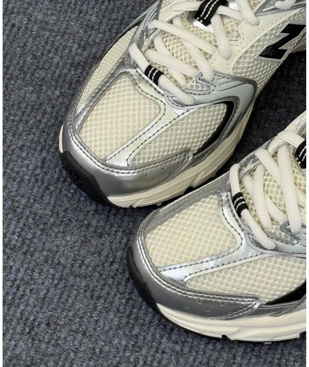 NEW BALANCE Серебряные кроссовки, фото 5