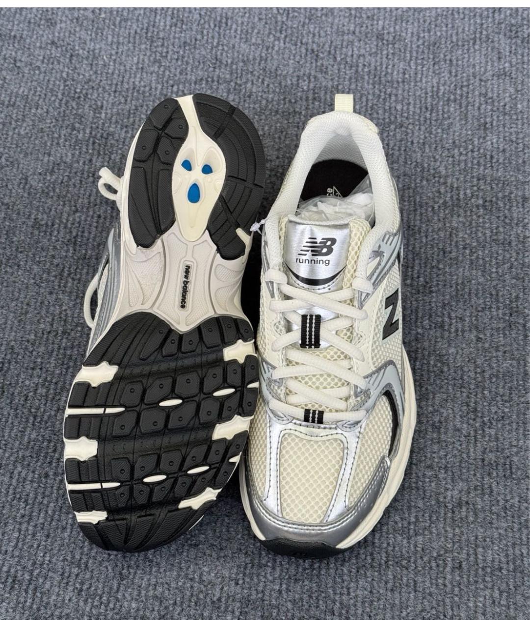 NEW BALANCE Серебряные кроссовки, фото 8