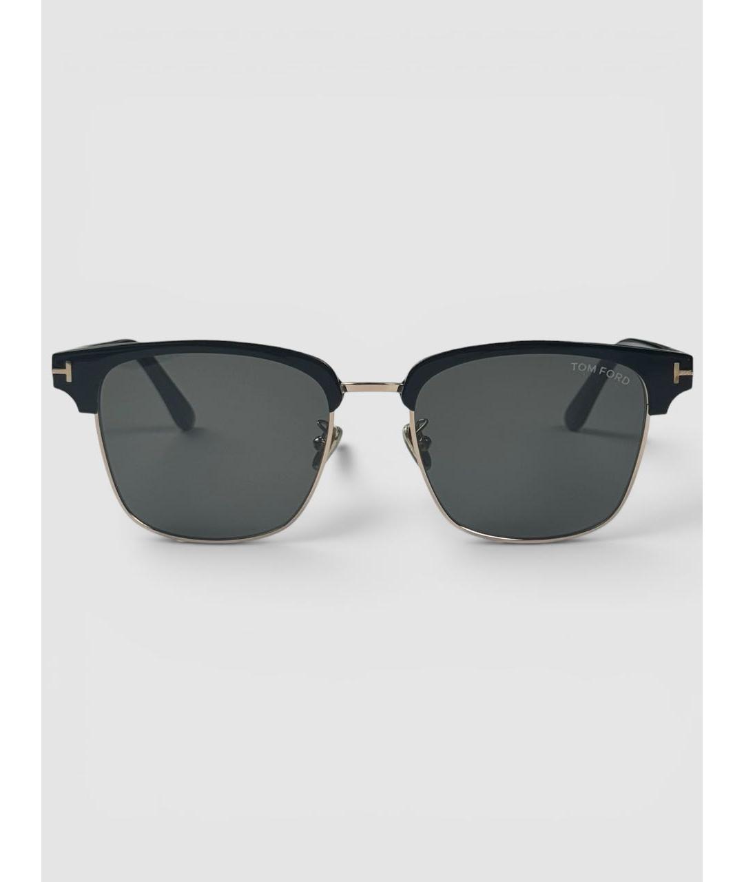TOM FORD Черные пластиковые солнцезащитные очки, фото 3