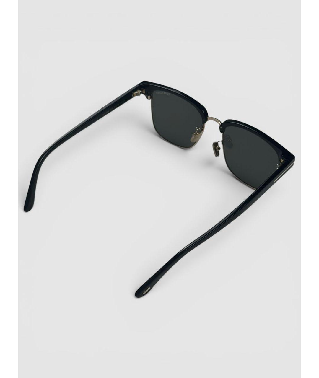 TOM FORD Черные пластиковые солнцезащитные очки, фото 5