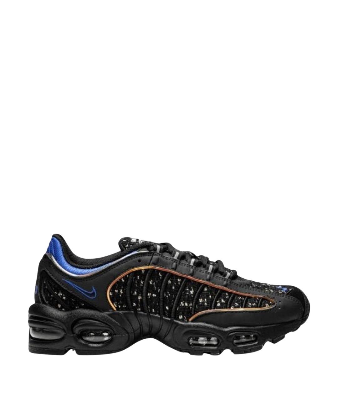 NIKE Темно-синие синтетические низкие кроссовки / кеды, фото 1