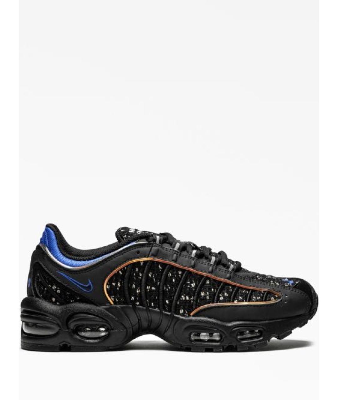 NIKE Темно-синие синтетические низкие кроссовки / кеды, фото 6