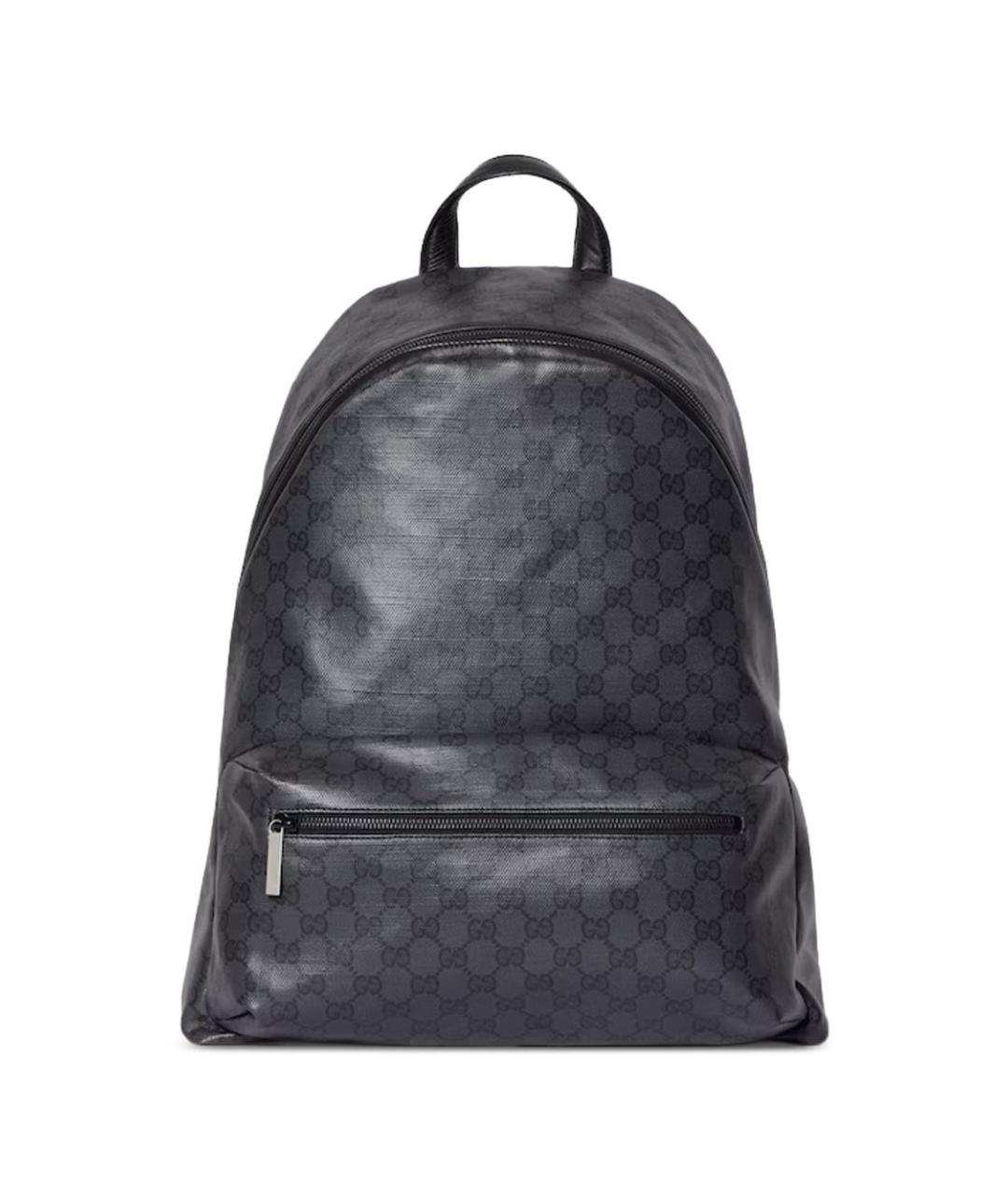 GUCCI Черный рюкзак из канвы, фото 1