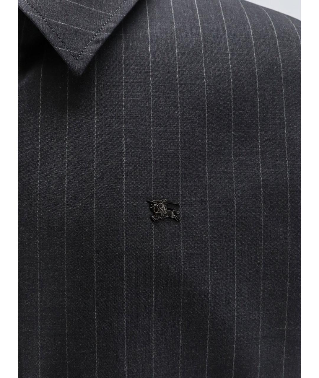 BURBERRY Серая шерстяная куртка, фото 3