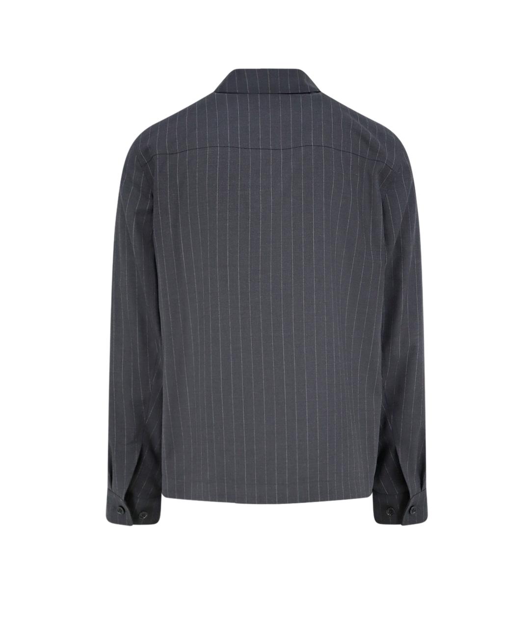 BURBERRY Серая шерстяная куртка, фото 2