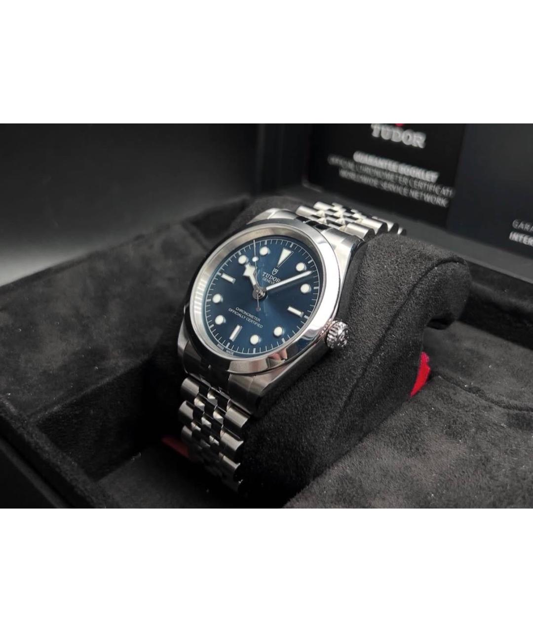 TUDOR Синие стальные часы, фото 4