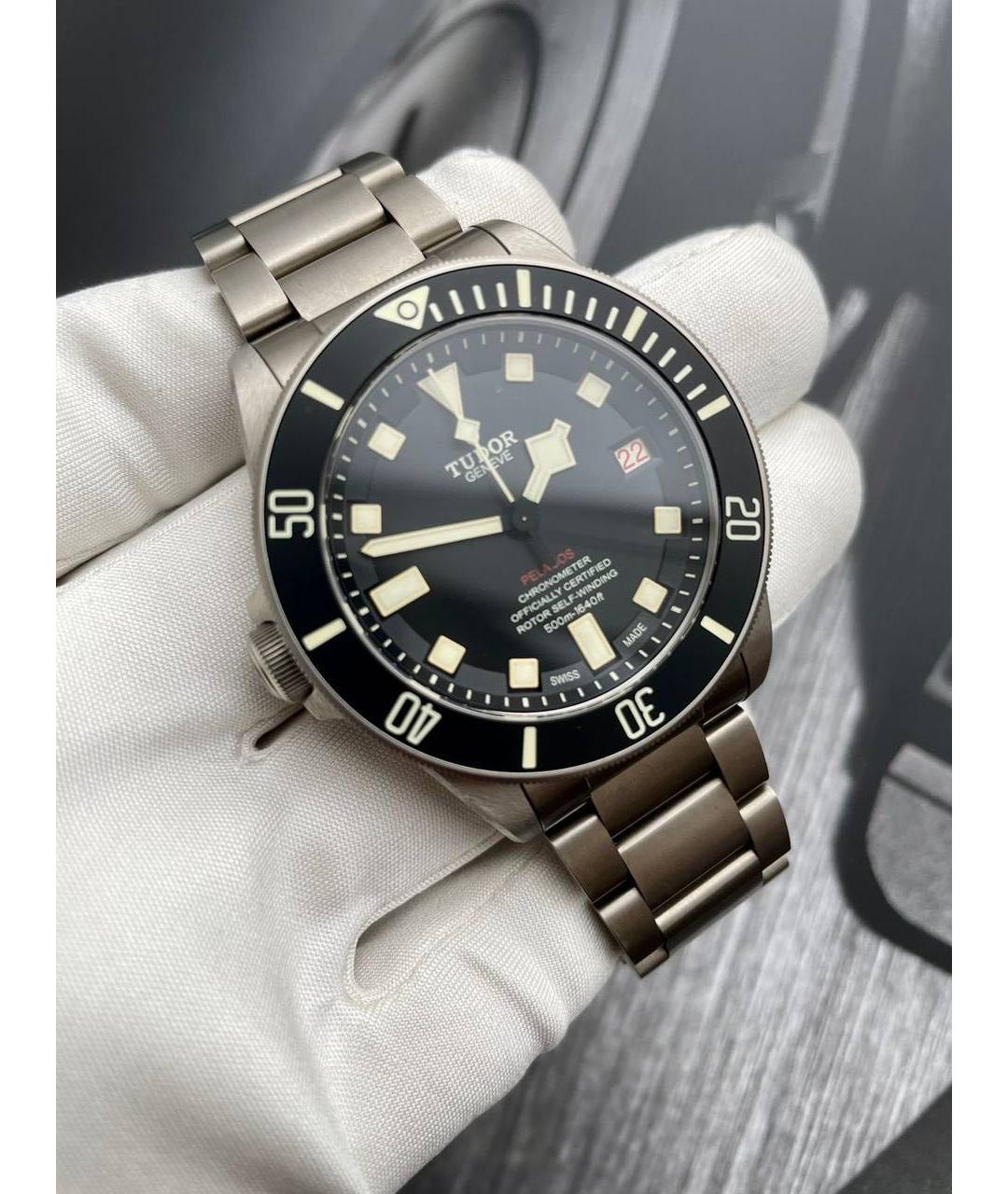 TUDOR Черные титановые часы, фото 2
