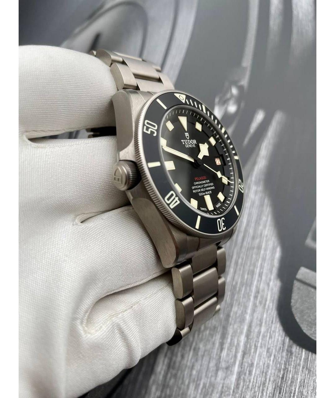 TUDOR Черные титановые часы, фото 4