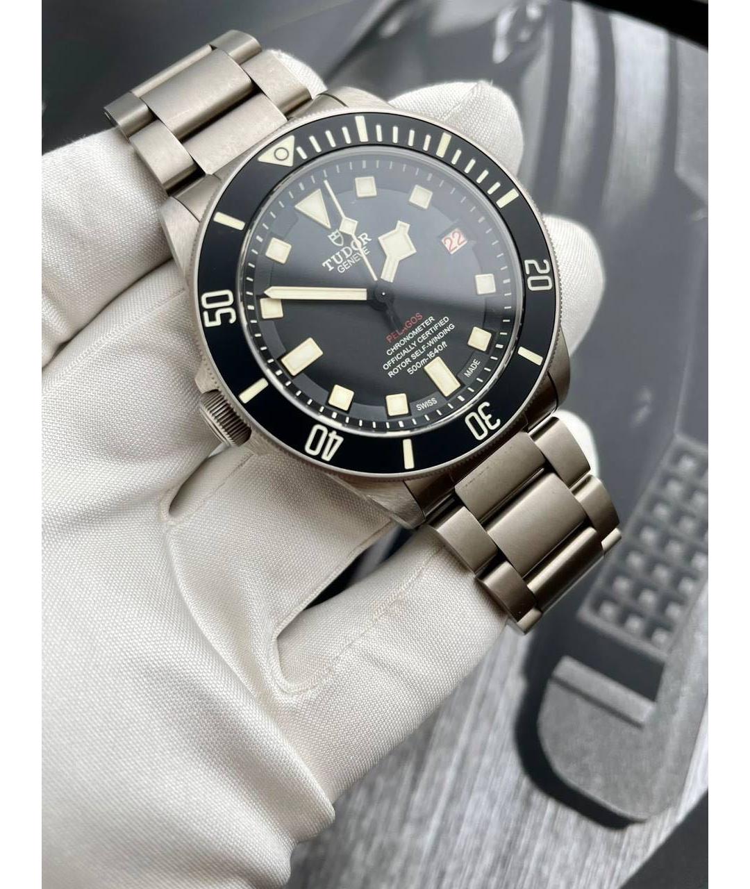 TUDOR Черные титановые часы, фото 3